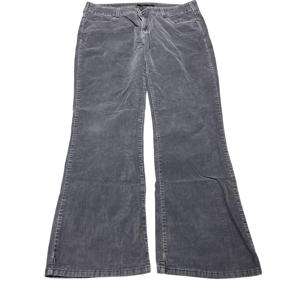 Levis Corduroy Pants Womens 10 Gray‎ 560 Slender Boot Cut Stretch Jeans Casual